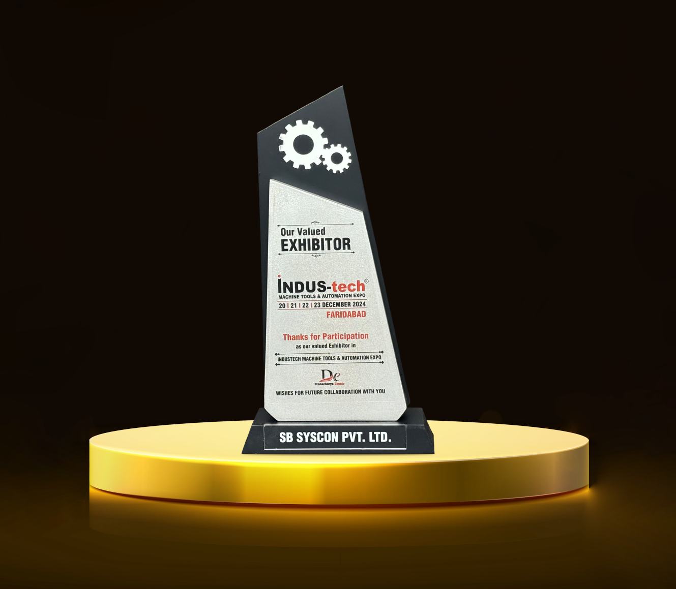 RECOGNITION FOR BEST STALL IN INDUS-TECH MACHINE TOOLS & AUTOMATION EXPO