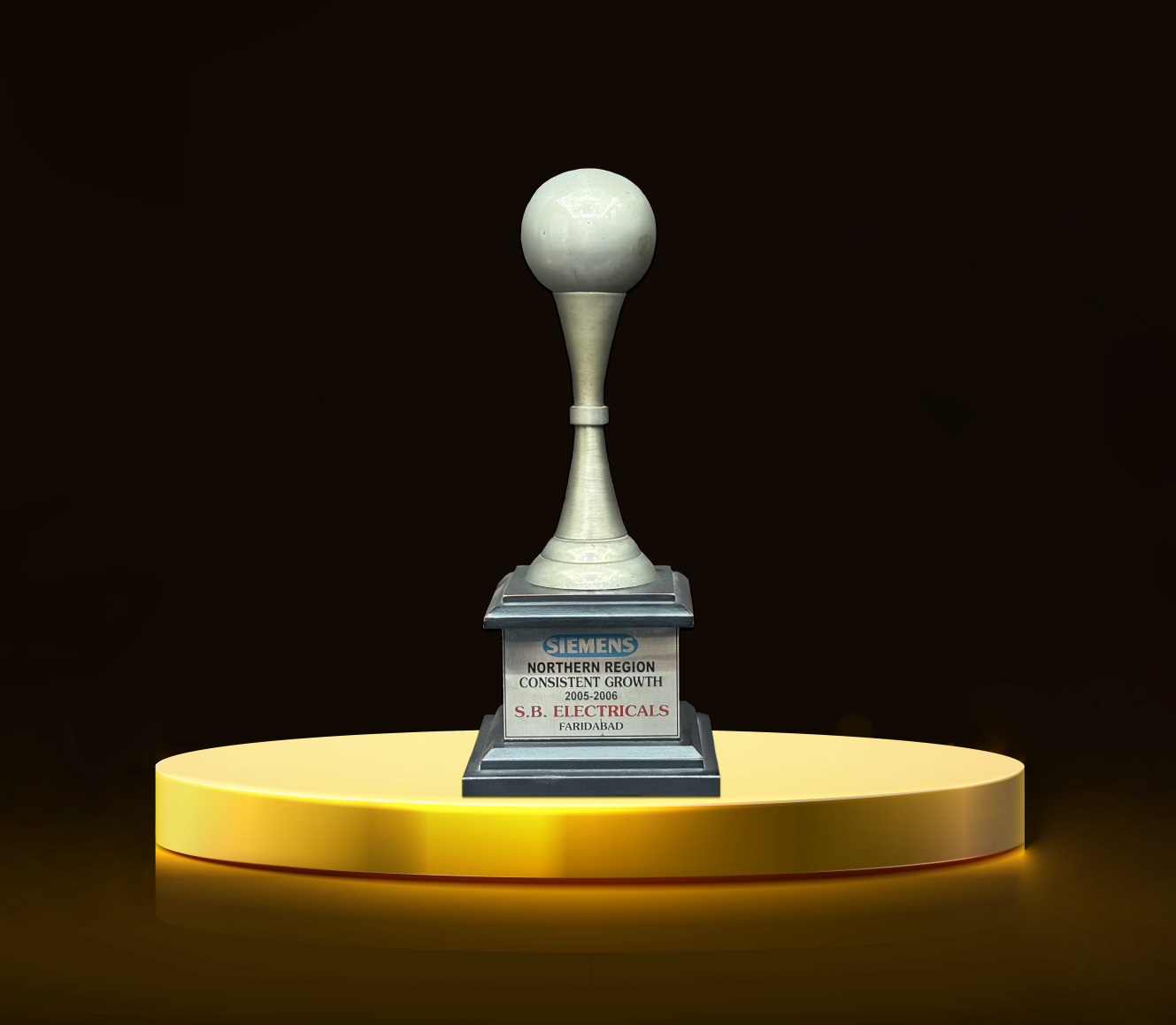 RECOGNITION FOR HIGHEST GROWTH IN NORTHERN REGION FOR LV SWITCHGEAR - SIEMENS