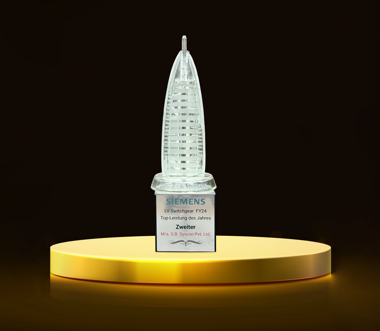 RECOGNITION FOR EXCELLENT PERFORMANCE IN LV SWITCHGEAR FY24 - SIEMENS