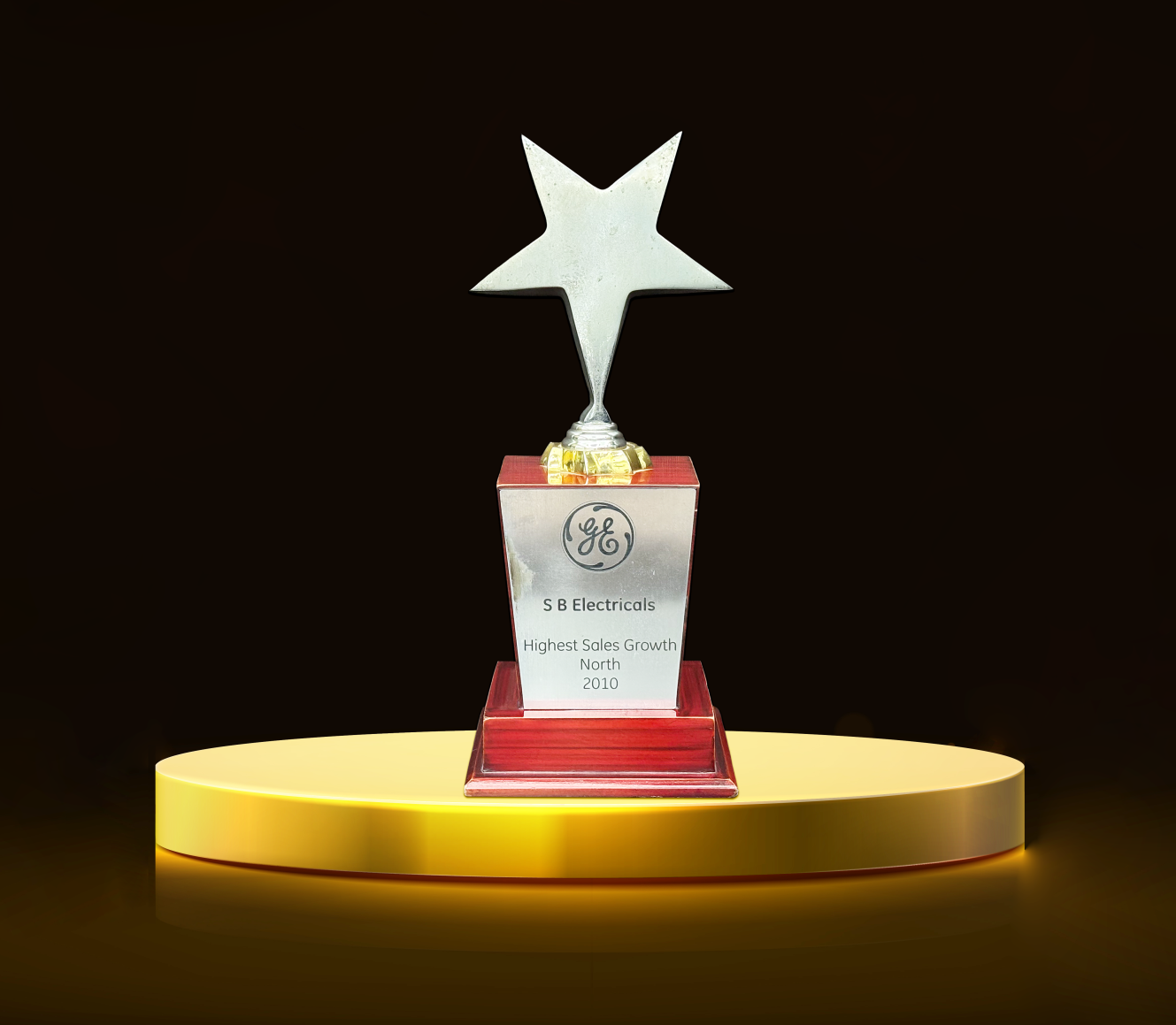 RECOGNITION FOR ACHIEVING HIGHEST SALES GROWTH NORTH - GE