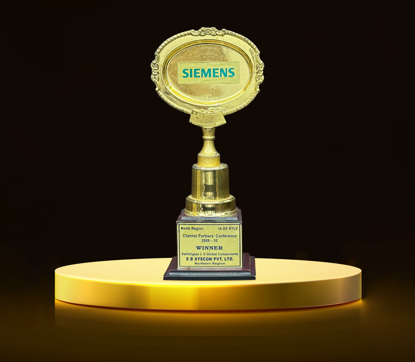 RECOGNITION FOR EXCELLENT PERFORMANCE FOR GLOBAL LV PRODUCTS - SIEMENS